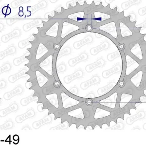 Prezzo Conveniente Kawasaki kx 125 125 corona afam 17206n-49 in all. passo 520 1992 2002