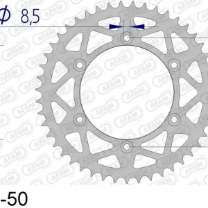 Suzuki rm 125 125 corona afam 15203n-50 in all. passo 520 1997 2005 Di Tendenza