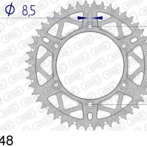 Yamaha wr 125 125 corona afam 13323+48 in all. passo 520 1999 2001 Prezzo Ridotto