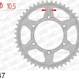 Triumph 675 daytona 675 corona afam 86605-47 in acc. passo 525 2006 2016 Promo Stagionale