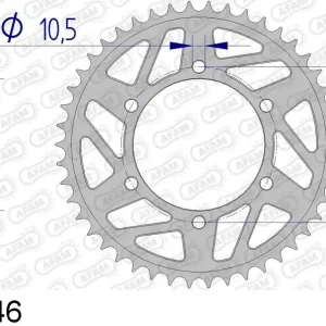 Vendita Finale Yamaha fz 6 n 600 corona afam 13814-46 in all. passo 520 2004 2007