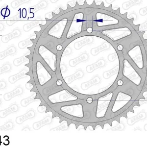 Suzuki gsx r 600 600 corona afam 13814-43 in all. passo 520 2011 2017 Economico