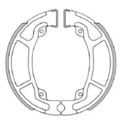 Honda nsc 50 ac 50 ganasce freno brenta 0311 2013 2013 Quantità Limitata