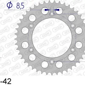 Husqvarna 701 supermoto 701 corona afam 72304n-42 in all. passo 520 2016 2020 Ultimissimo Modello