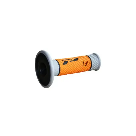 Offerta Lampo Manopole mx progrip 790 - 234 - tripla densità - grigio / arancio / nero no foro