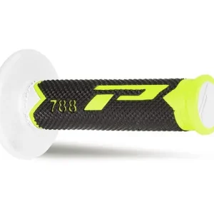 Di Tendenza Manopole mx progrip 788 - 255 - tripla densita' - giallo / nero / bianco no foro