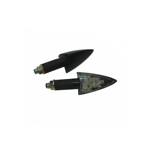 Coppia fanali freccia a led flame bcr omologati colore nero Offerta