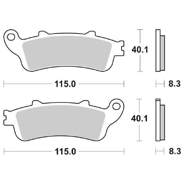 Ultima Occasione Honda nss jazz 250 pastiglie freno anteriore sbs 735 hs 2001 2004
