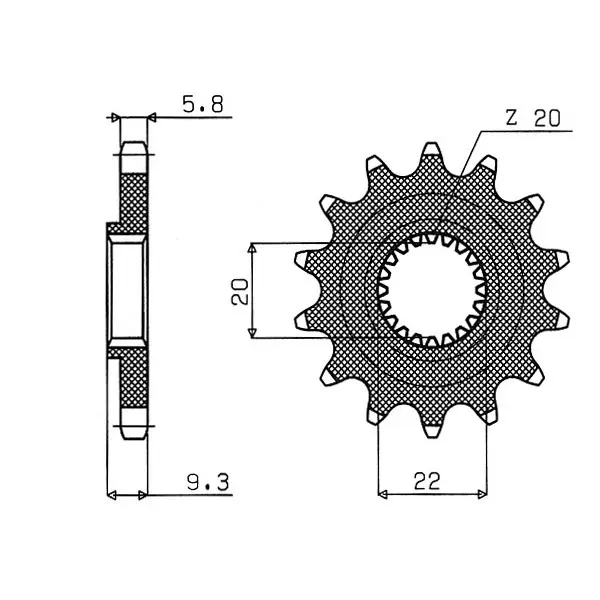Direttamente Dal Produttore Kawasaki kx f 250 pignone p 520 z 13 2006 2010