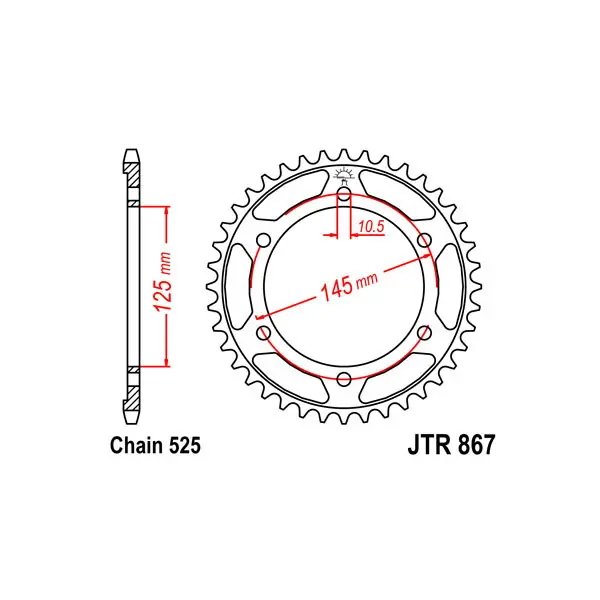 Più Venduto Yamaha tdm 850 corona in acciaio p 525 z 44 1991 1995