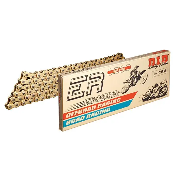 Professionale Catena did 520ers3 gold & gold - lunghezza: 110 maglie con giunto a rivetto zj