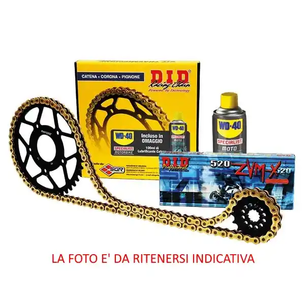 Yamaha xt z ténéré (34l/55w/1vj/3aj) 600 kit standard con catena did 520vx2 corona acciaio 1985 1985 Quantità Limitata