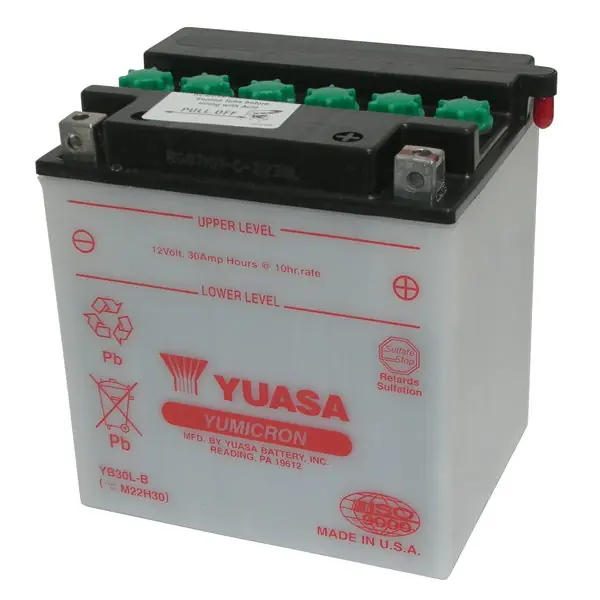Harley davidson flhr electra 1340 batteria yuasa yb30l-b 1997 1998 Professionale
