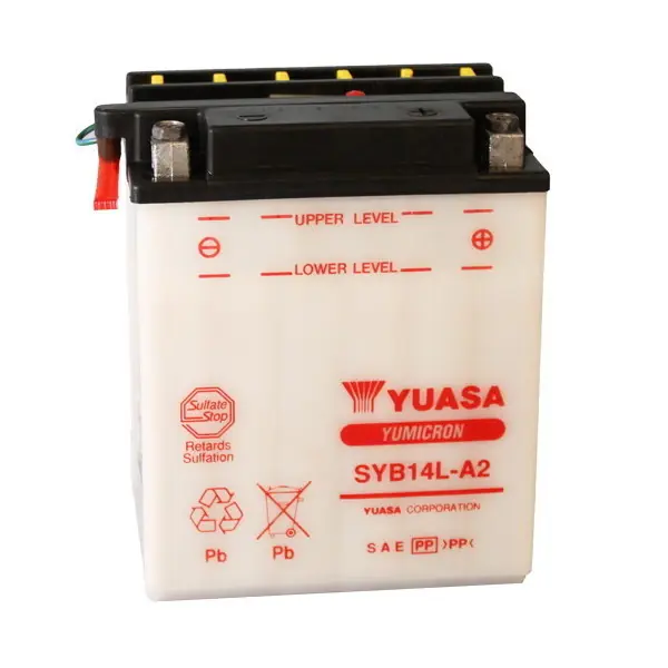 Non Perdere Honda vf s (rc07) 750 batteria yuasa syb14l-a2 12v/14ah 1982 1985