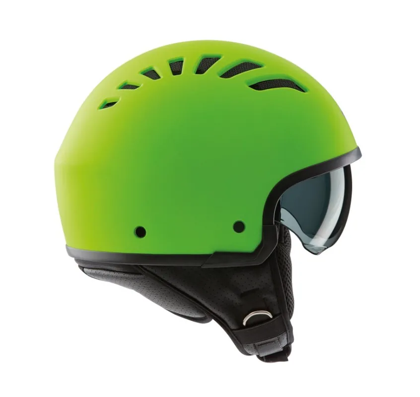 Casco demi-jet tucano el'fresh verde granny opaco l Offerta Limitata