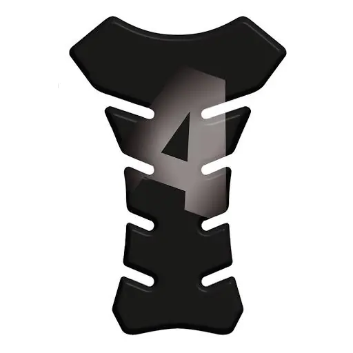 Adesivo serbatoio 3d bcr ripara graffi salva serbatoio lettera a aprilia nero Promozione