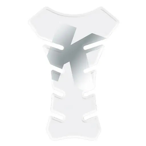 Adesivo serbatoio 3d bcr ripara graffi serbatoio lettera k kawasaki trasparente Ultima Occasione