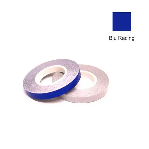 Occasione Adesivi universali per cerchi in lega moto tuning bcr altezza 7mm blu race