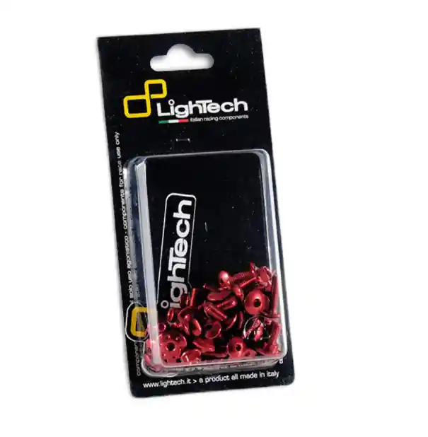 Offerta Kit viteria carena in ergal rosso lightech per yamaha mt-09 17-20 (33 pezzi)