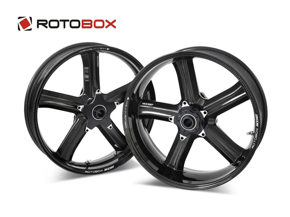 COPPIA CERCHI CARBONIO ROTOBOX BOOST BIBRACCIO HARLEY DAVIDSON XR1200 POST. 5.5"- Quantità Limitata