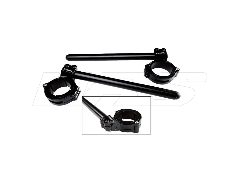 COPPIA SEMIMANUBRI REGOLABILI ACCOSSATO CON GUSCIO 6-10 GRADI BMW HP4- Spedizione Gratuita