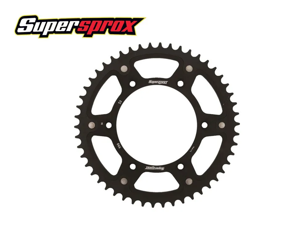 Nuova Collezione CORONA PASSO 420 STEALTH 50 SUPERSPROX NERO HONDA CR RB 80 1996-2002-