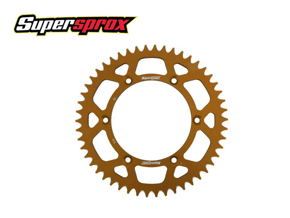 Consegna Rapida CORONA PASSO 420 ALLUMINIO 50 SUPERSPROX BRONZO HONDA CR RB 80 1986-1986-