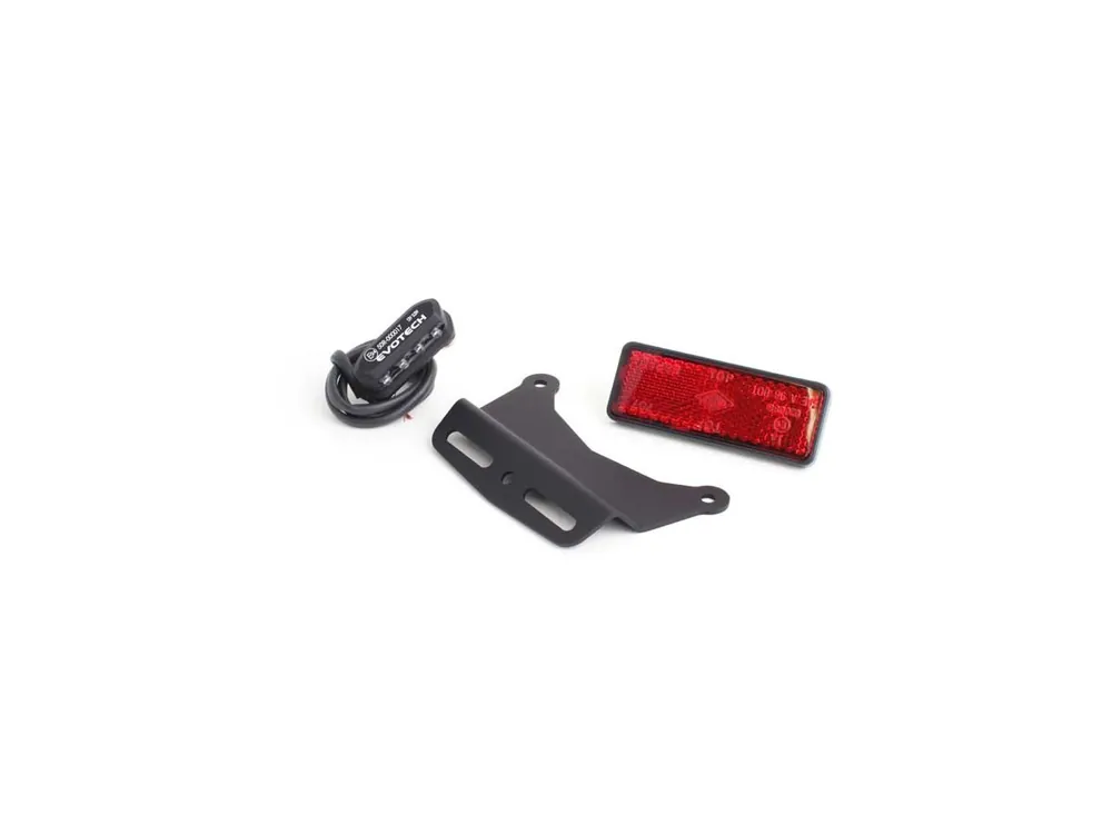 Economico KIT LUCE TARGA + SUPPORTO + CATADIOTTRO EVOTECH SUZUKI RF 600-