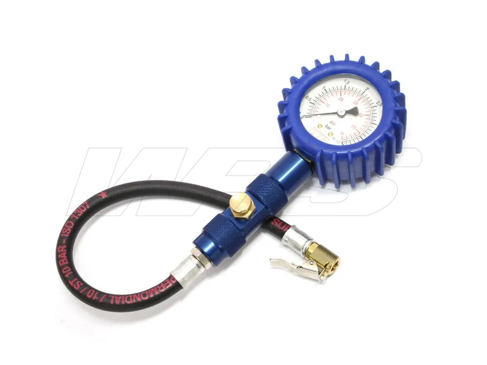 MANOMETRO VERIFICA PRESSIONE PNEUMATICI TVR 63MM 0-4 BAR- Affare