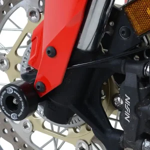 Compra Adesso COPPIA PROTEZIONI PERNO RUOTA ANTERIORE R&G DUCATI MULTISTRADA 950 2017-2019-