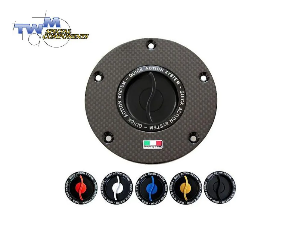 TAPPO SERBATOIO COMPLETO TWM CARBONIO BMW S 1000 R NAKED / M 2014-2025- Nuova Collezione