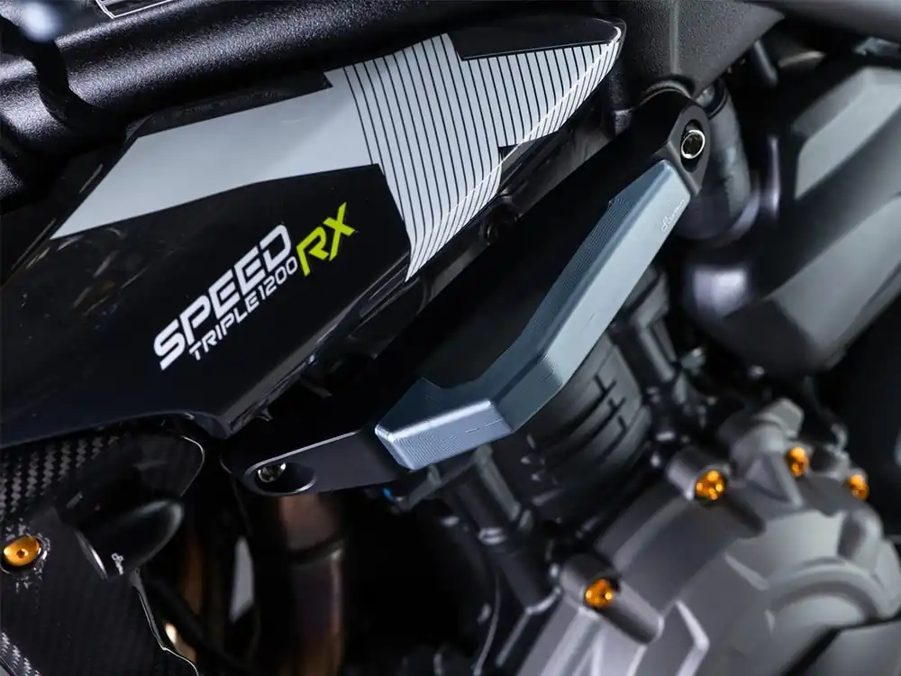 Nuovo Arrivo KIT PROTEZIONI TELAIO AMMORTIZZATE LIGHTECH TRIUMPH SPEED TRIPLE 1200 RX 2025-