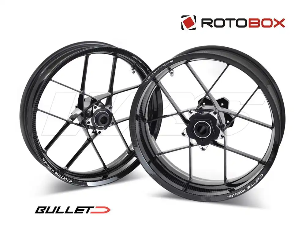 Di Tendenza COPPIA CERCHI CARBONIO ROTOBOX BULLET YAMAHA XSR 900 ABS 2017-2025-