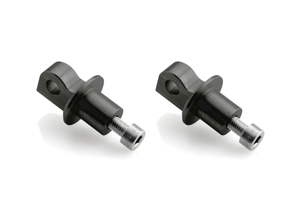 Ultime Pezzi PE676 ADATTATORI PEDIVELLE (PASSEGGERO) RIZOMA YAMAHA FZ1 2006-2016-
