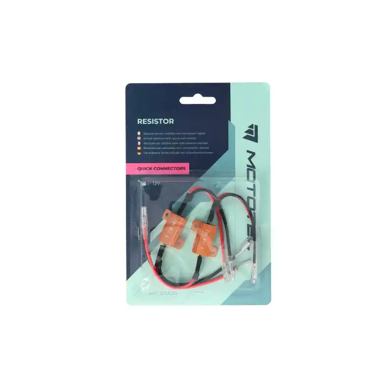 Coppia di resistenze pre-cablate con connettori ra Sconto
