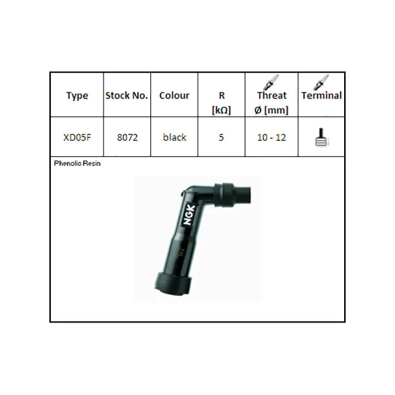 ATTACCO CANDELA NGK XD05F Miglior Prezzo
