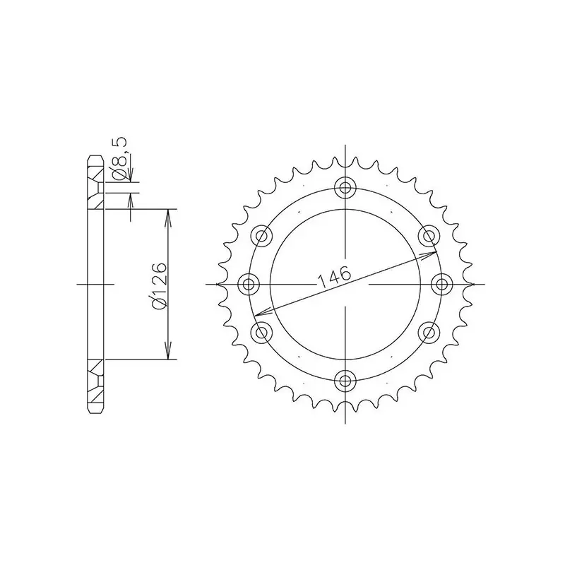 Prezzo Conveniente CORONA IN ACCIAIO P428 - Z50 (DIS.00019)