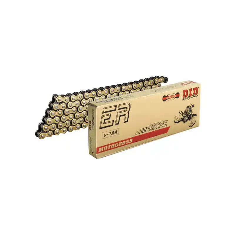 Ultime Pezzi CATENA DID 428NZ (Gold & Black) - Lunghezza: 114 maglie con giunto a clip (FJ)