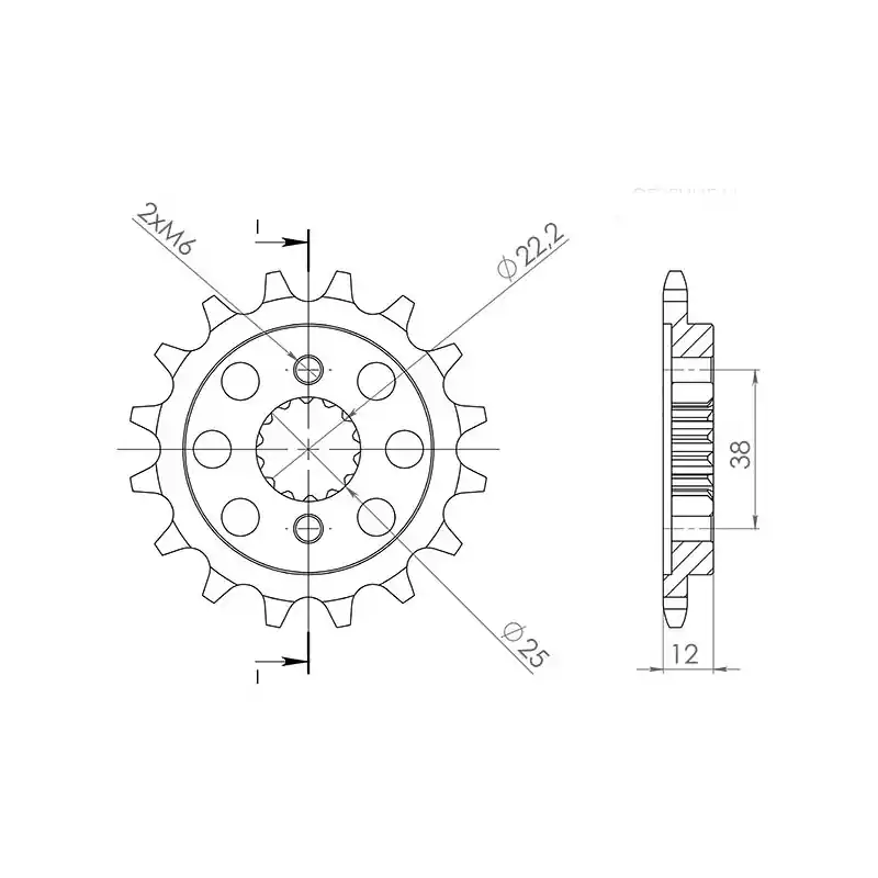 Ordina Subito PIGNONE P520 - Z15 (DIS.52606)