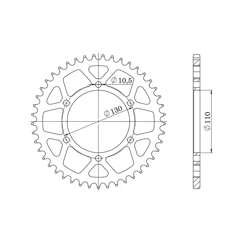 Offerta CORONA IN ACCIAIO P525 - Z46 (DIS.12810)