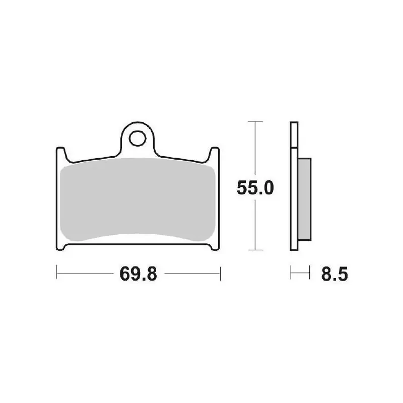 Offerta Del Giorno PASTIGLIE FRENO ANTERIORE RACING SBS 624DC