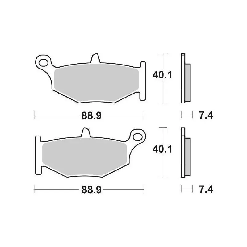 Must-Have PASTIGLIE FRENO SBS 833HF