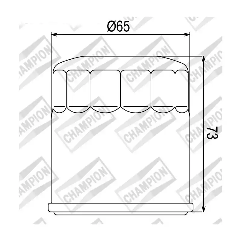 Prezzo Scontato FILTRO OLIO CHAMPION COF203