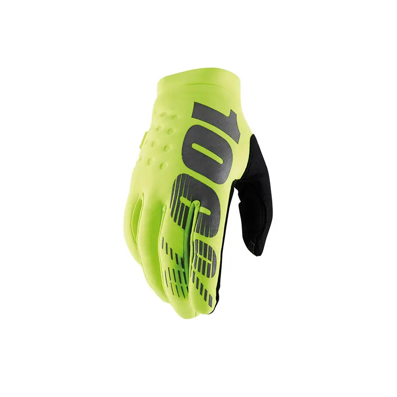 Offerta Del Giorno GUANTI 100% BRISKER YOUTH FLUO YELLOW/BLACK (S)