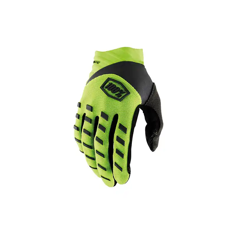 GUANTI 100% AIRMATIC FLUO YELLOW/BLACK (XL) Miglior Prezzo