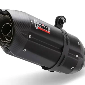 TERMINALE MIVV SUONO ACCIAIO NERO YAMAHA YZF R3 2015-2024- Spedito Oggi