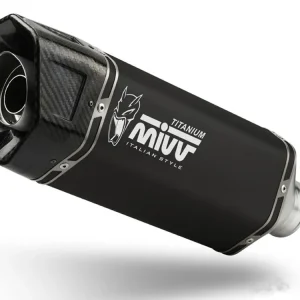 Quantità Limitata TERMINALE SR-1 TITANIO NERO MIVV APRILIA RSV4 1100 2021-2024 NON OMOLOGATO-