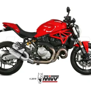 COPPIA TERMINALI MIVV MK3 ACCIAIO INOX DUCATI MONSTER 1200 2014-2016- Prezzo Basso
