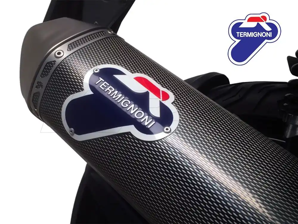 TERMINALE TERMIGNONI INOX CARBON LOOK PIAGGIO CARNABY 300 2009-2013- Nuovo Arrivo