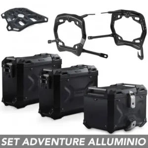 Acquista Ora Kit valigie SW-Motech Trax Adv alluminio nero per Voge Valico 800 DSX Rally dal 2025-